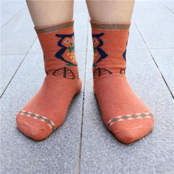 5Pack Womens Warm Wool Soft Cozy Crew Socks Cute - Picture 7 of 7